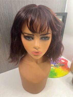 RPG SHOW Chestnut Brown 10” Wavy 13x6 HD Lace Frontal Wig Max head size 22.5 »